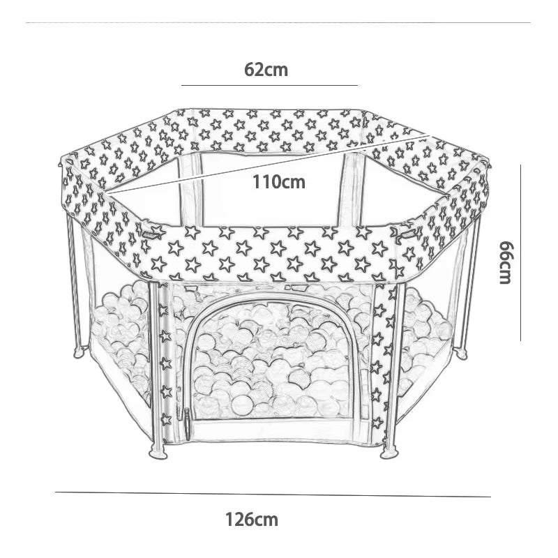 Parc pour bébé pliable avec matelas