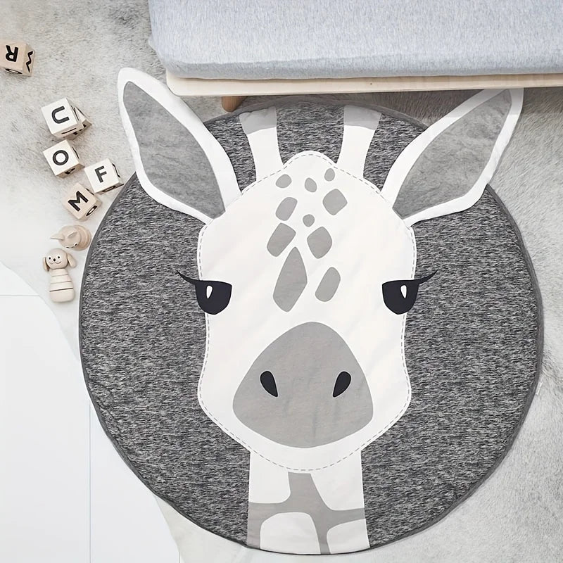 Tapis bébé à motif animal pour ramper