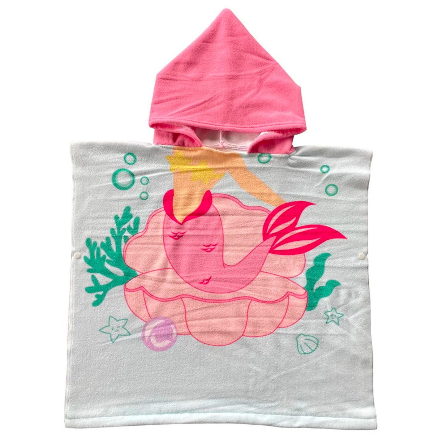 Cape de bain à capuche pour enfant