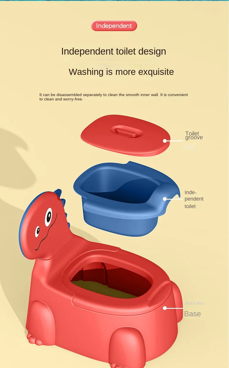 Pot portable motif dinosaure pour bébé