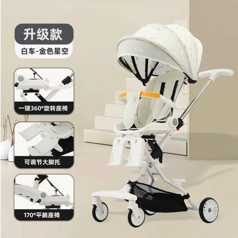 Poussette pliable pour bébé