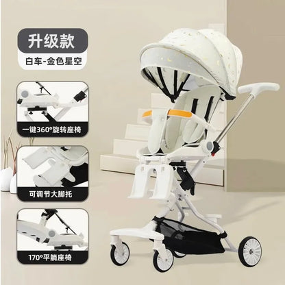 Poussette pliable pour bébé