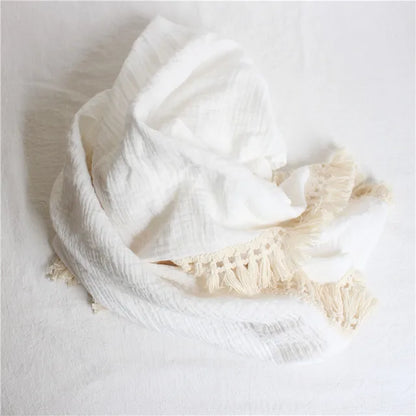 Couverture d’emmaillotage en mousseline de coton pour bébé