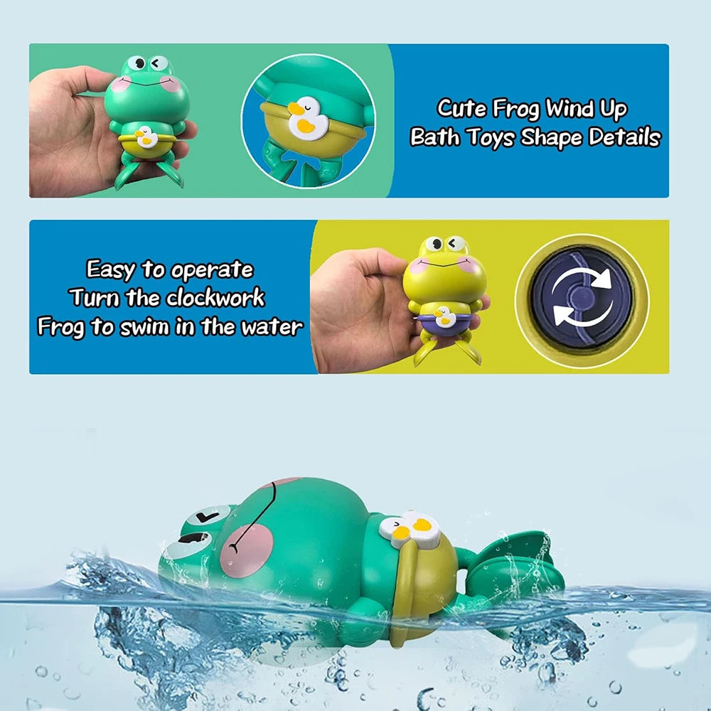 Jouet de bain en forme de grenouille pour bébé