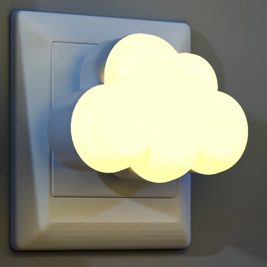 Veilleuse en forme de nuage pour chambre de bébé