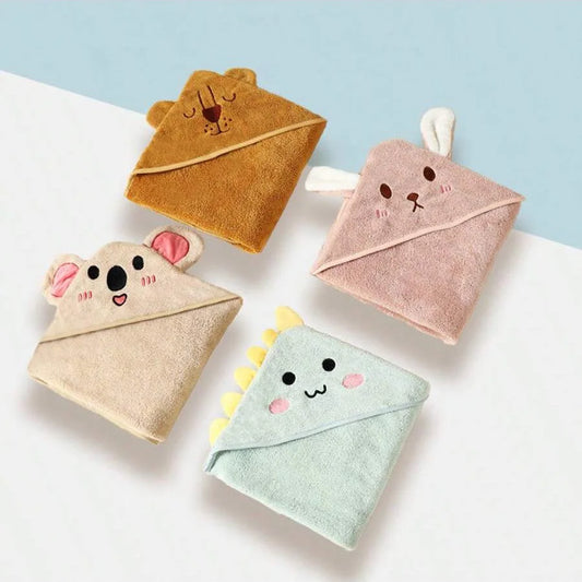Cape de bain avec capuche pour bébé