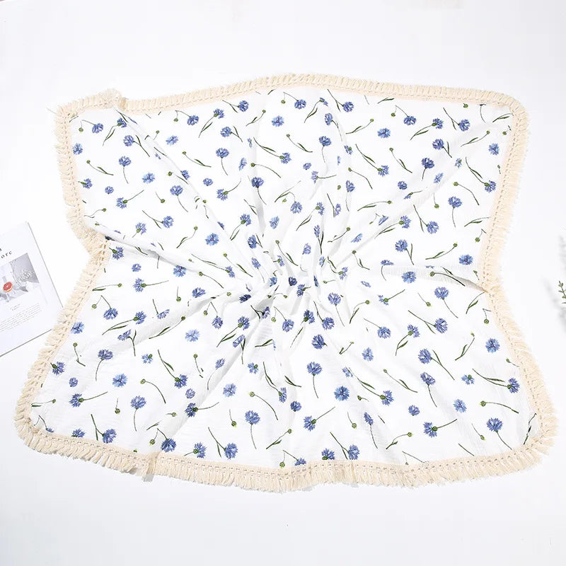 Couverture d’emmaillotage en mousseline de coton pour bébé