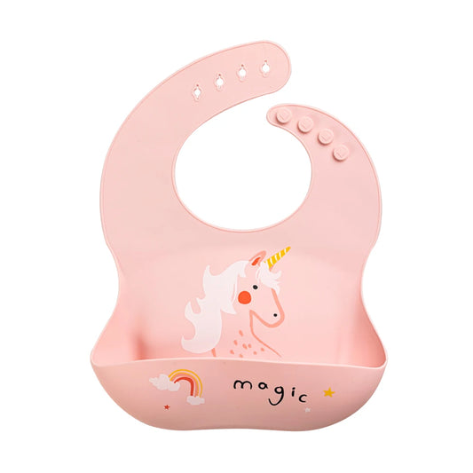 Bavoir en silicone réglable pour bébés