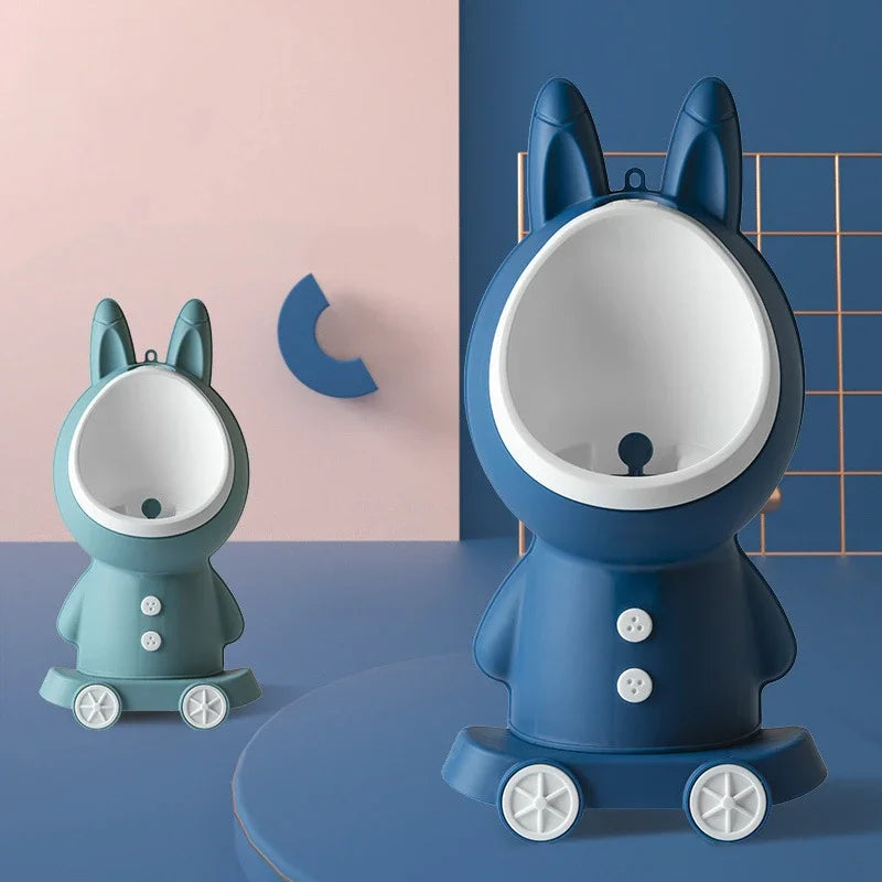 Pot de toilette vertical forme lapin pour bébé