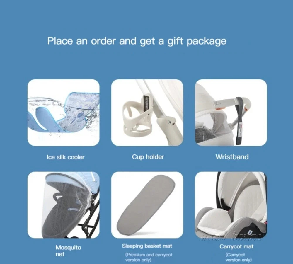 Poussette Portable 3 en 1 pour bébé