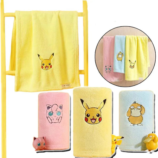 Serviette de bain Pokémon douce pour bébé