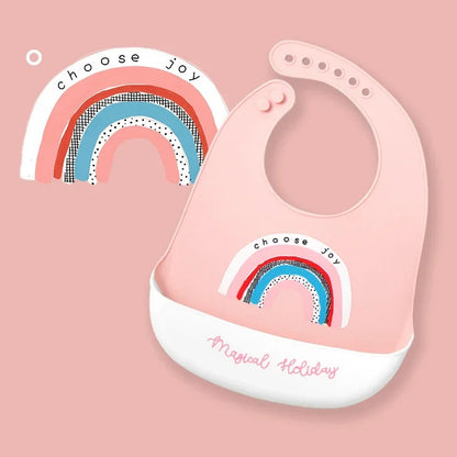 Bavoir en silicone imperméable pour bébé