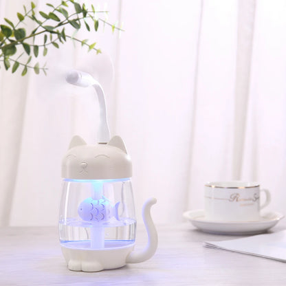 Humidificateur d’air en forme de chat