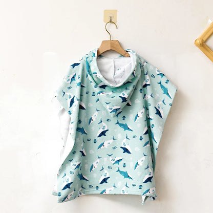 Serviette de plage à capuche pour bébé