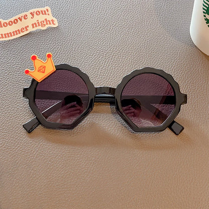 Lunettes de soleil en forme de mignon polygone pour enfants
