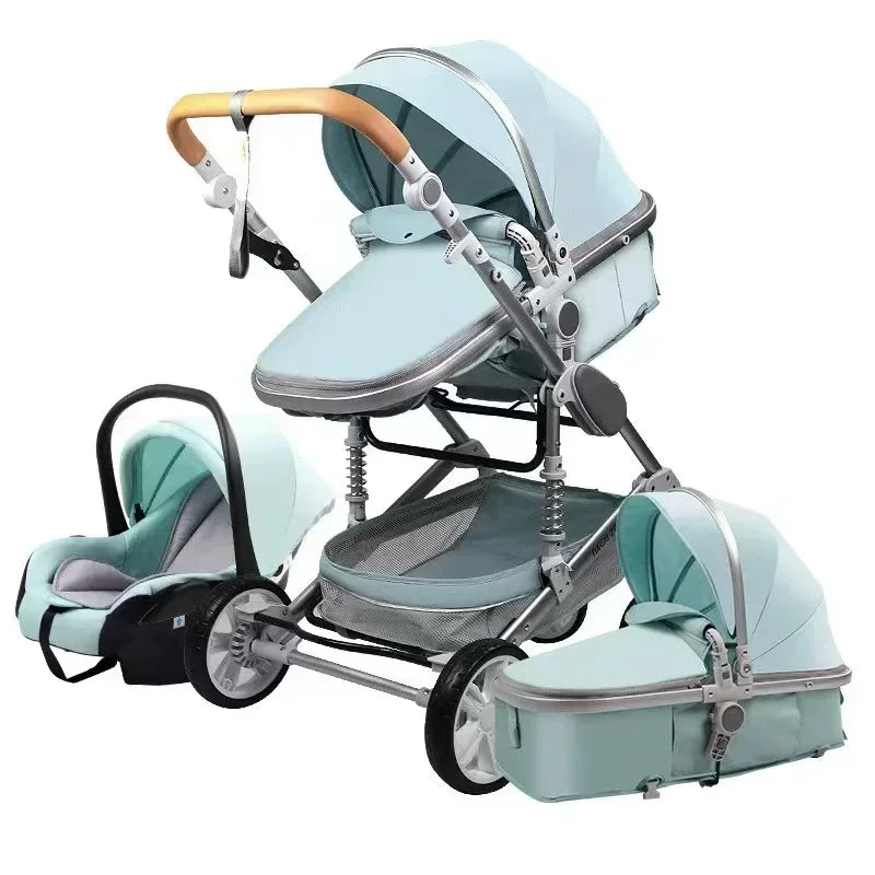 Poussette 3 en 1 pour le transport des nouveau-nés