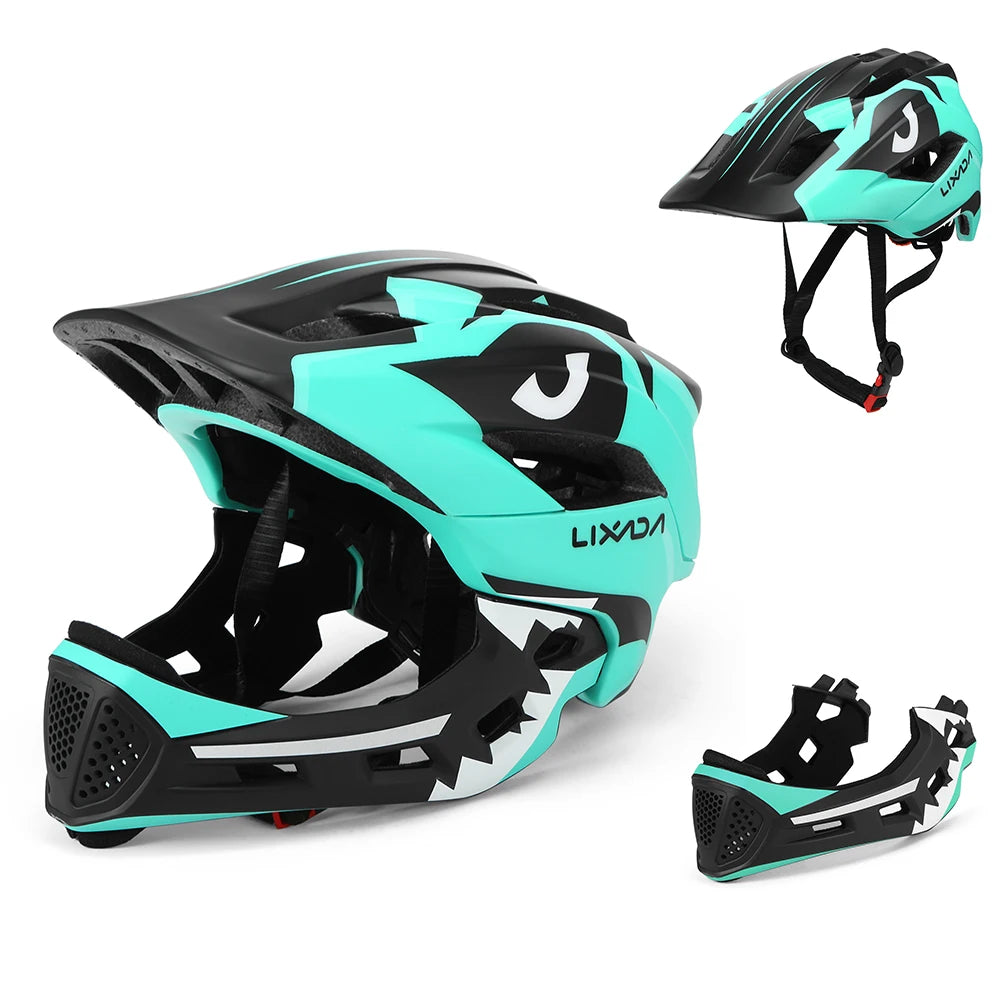 Casque vélo intégral détachable pour enfants VTT BMX