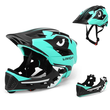 Casque vélo intégral détachable pour enfants VTT BMX