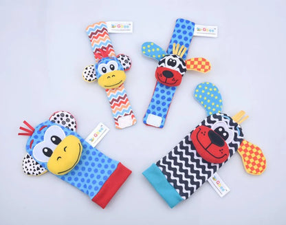 Hochet en caoutchouc souple pour bébé