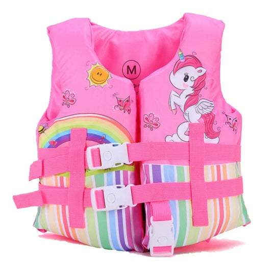 Gilet de natation réglable motif licorne dès 2 ans