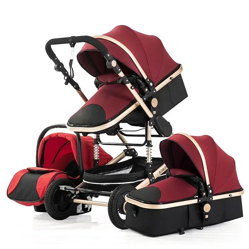 Poussette 3 en 1 pour le transport des nouveau-nés