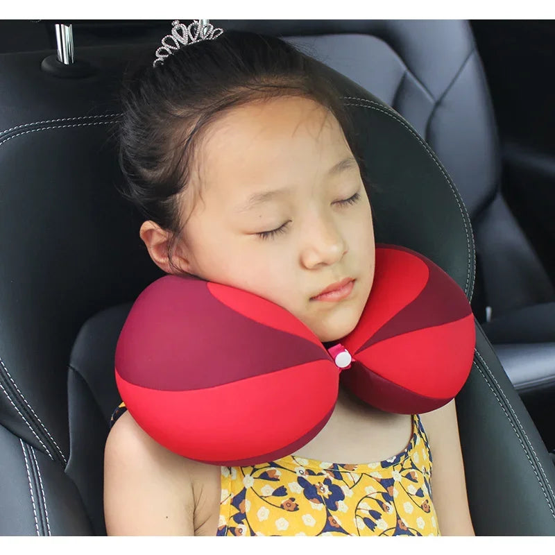 Oreiller de voyage en forme de U pour enfants