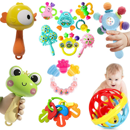 Hochet en caoutchouc souple pour bébé