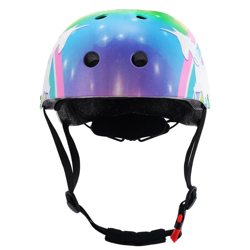 Protection de la tête pour le cyclisme motif licorne
