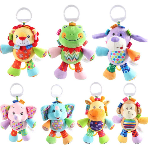 Animal Baby Rattle Plush Kids Gift Toys for Children