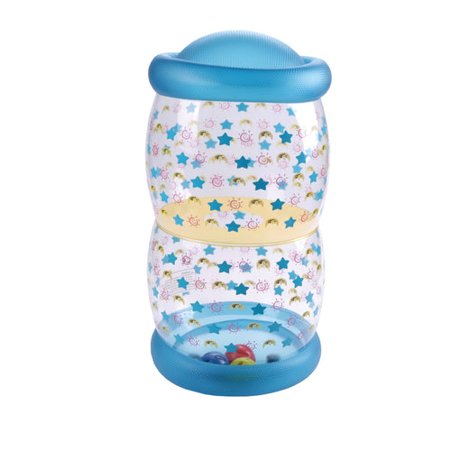 Jouet gonflable bébé rouleau jaune a étoile