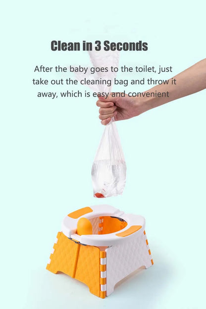 Pot d’urinoir pliable et portable pour bébé