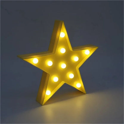 Lampe LED 3D en forme de lune et de nuage