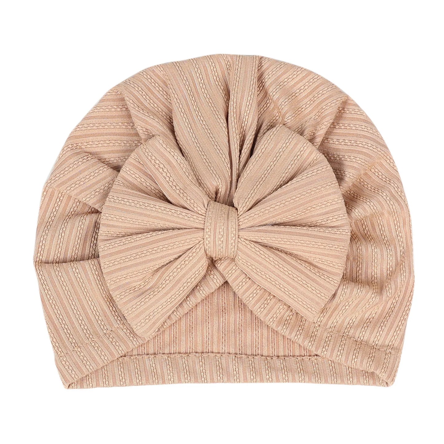 Turban en coton doux avec nœud papillon pour fille