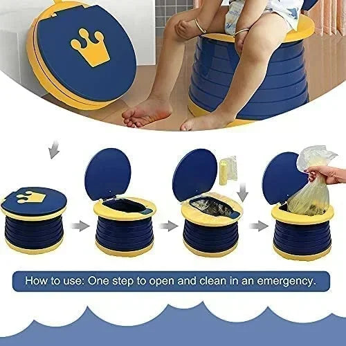 Toilette pliante portable pour enfants