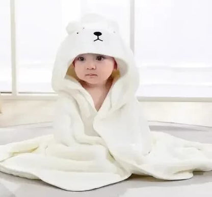 Peignoir à capuche pour bébés