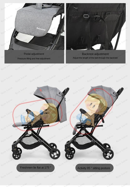 Poussette de bébé portable