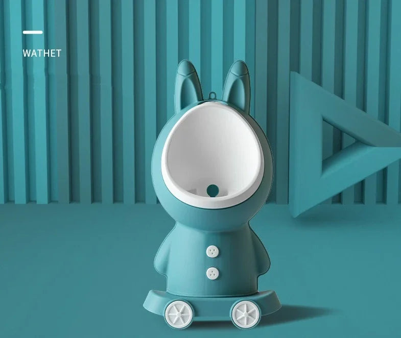 Pot de toilette vertical forme lapin pour bébé