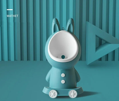 Pot de toilette vertical forme lapin pour bébé
