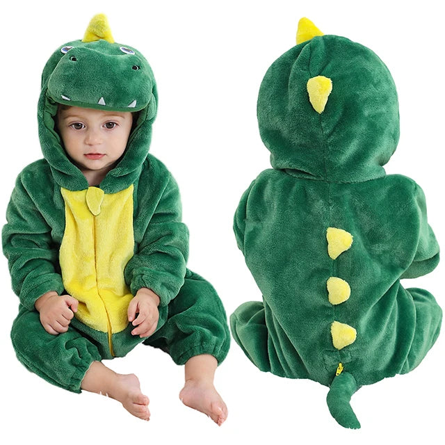 Combinaison pyjama avec une capuche à motifs d’animaux