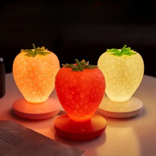 Lampe de chevet Fraise en silicone