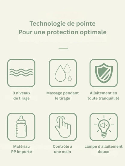 Biberon Tire-Lait Électrique Main Libre USB