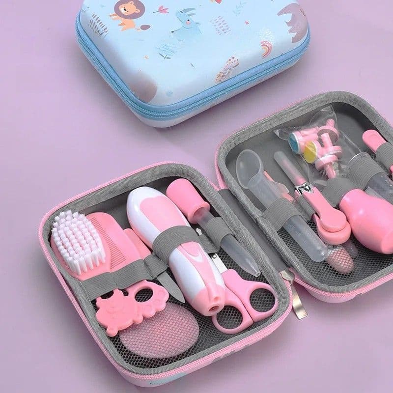 Trousse de toilette avec ensemble de 20 accessoires pour hygiène bébé