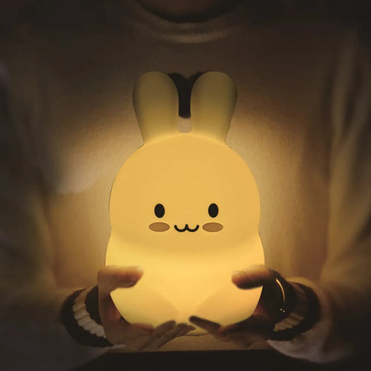 Veilleuse tactile en forme de lapin