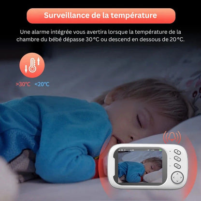 Babyphone vidéo sans fil 3.5 pouces