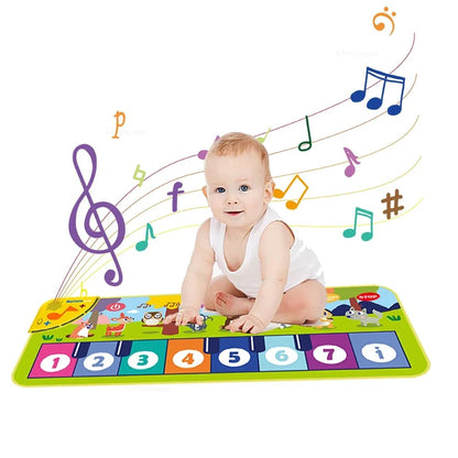 Tapis d’éveil musical multifonction couleur pour enfants