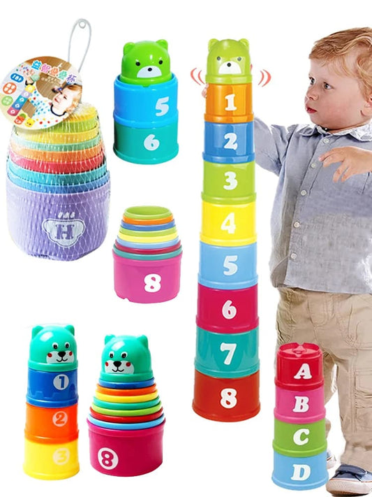 Collection de tasses empilables pour bébés