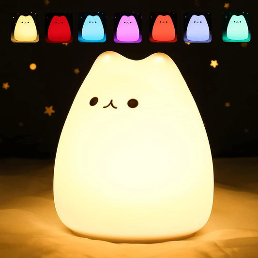 Veilleuse colorée en silicone pour enfant