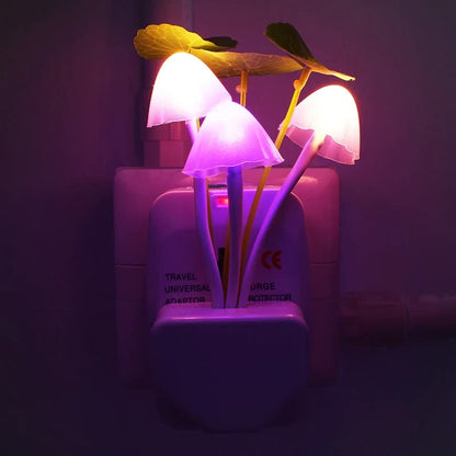 Veilleuse en forme de champignon