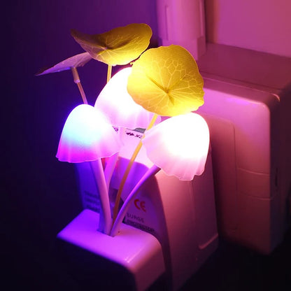 Veilleuse en forme de champignon