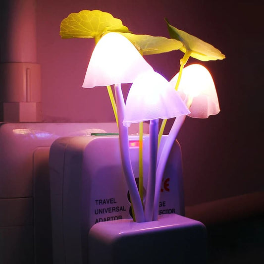 Veilleuse en forme de champignon